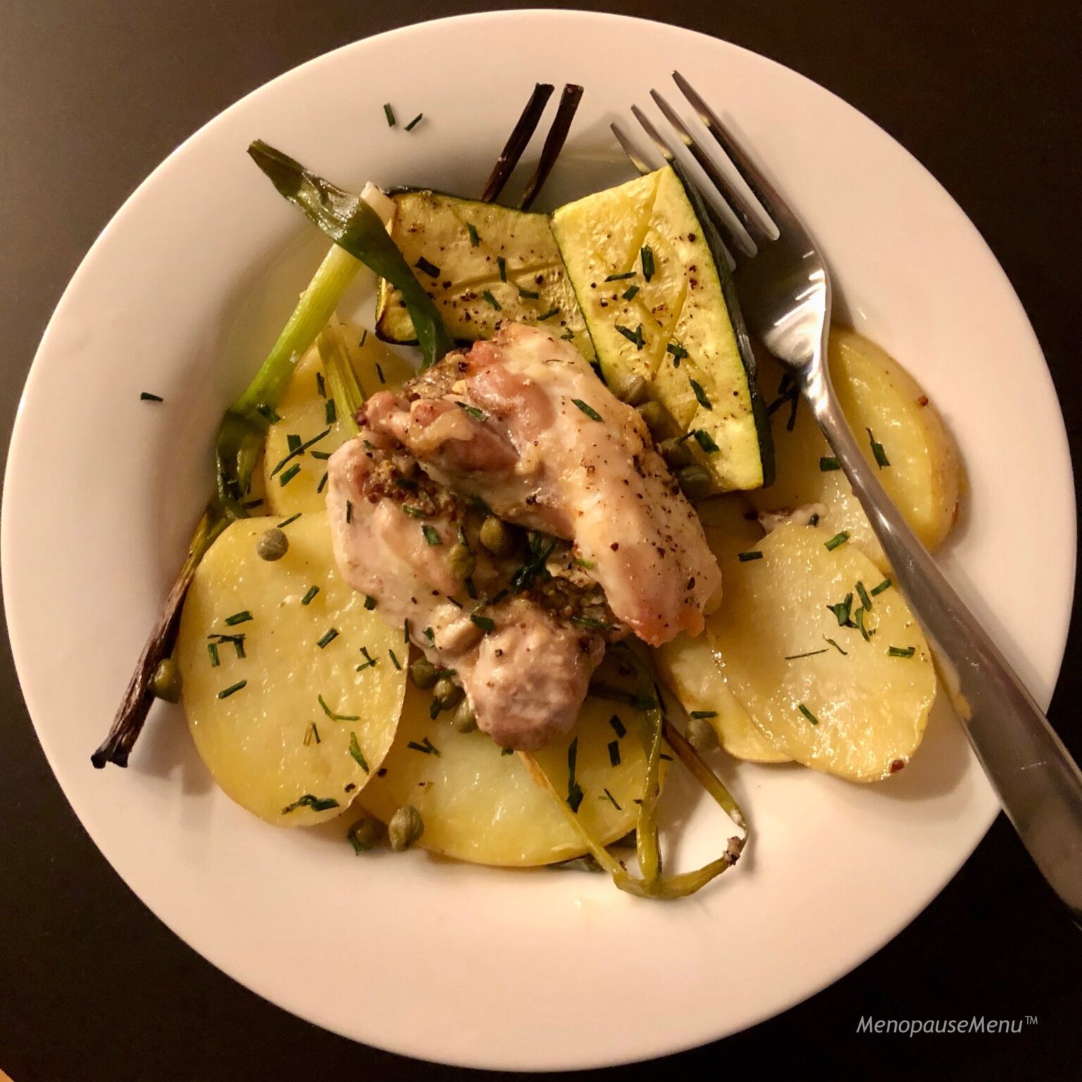 Sheet-Pan Dinner: Chicken + Zucchini + Potato - MenopauseMenu